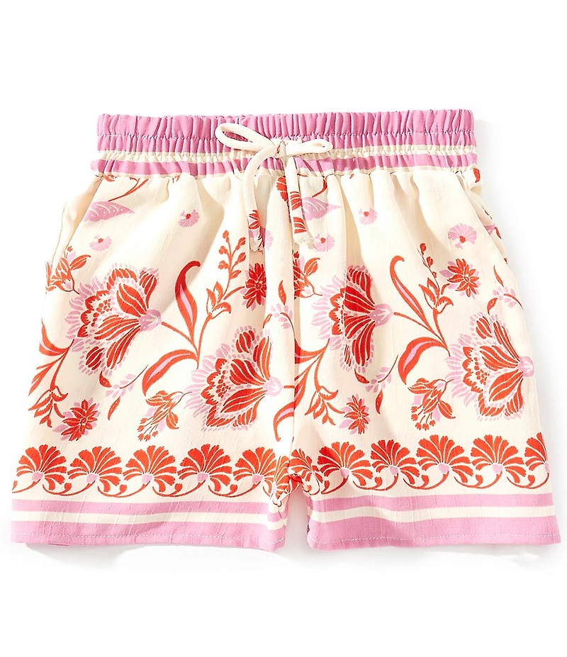 Chelsea & Violet Big Girls Floral Print Shorts