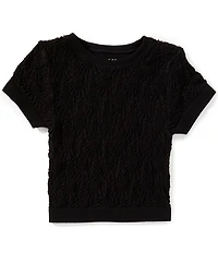 Chelsea & Violet Big Girls Floral Seamless T-Shirt