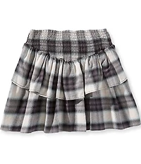 Chelsea & Violet Big Girls Plaid Ruffle Skirt