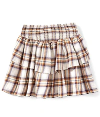 Chelsea & Violet Big Girls Plaid Ruffle Skirt