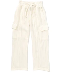 Chelsea & Violet Big Girls Waffle Wide Leg Pants