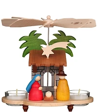 Christian Ulbricht Holy Family Scene Christmas Pyramid Tea Light Candle Holder