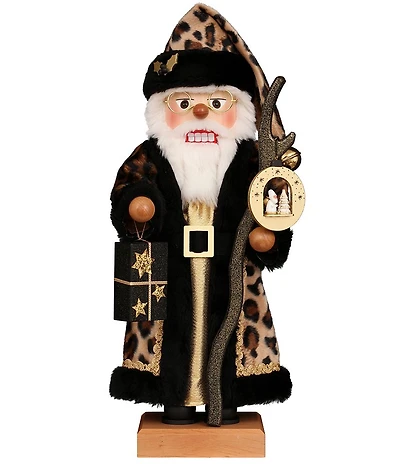 Christian Ulbricht Leopard Print Santa Claus Nutcracker