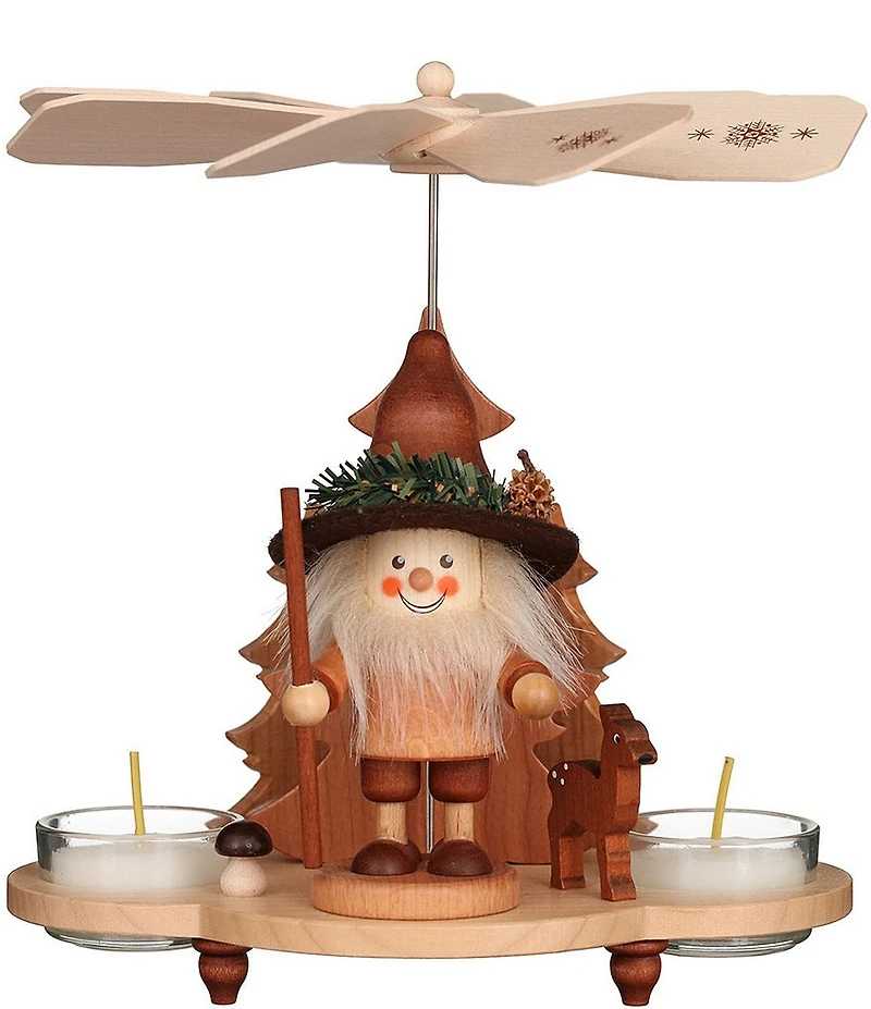 Christian Ulbricht Natural Woodsman Tea Light Christmas Pyramid