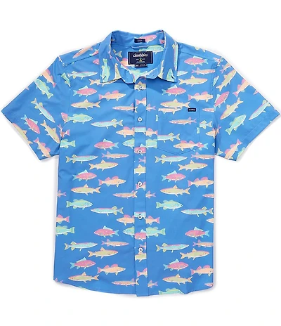 Chubbies Get Schooled Short Sleeve Woven Shirt