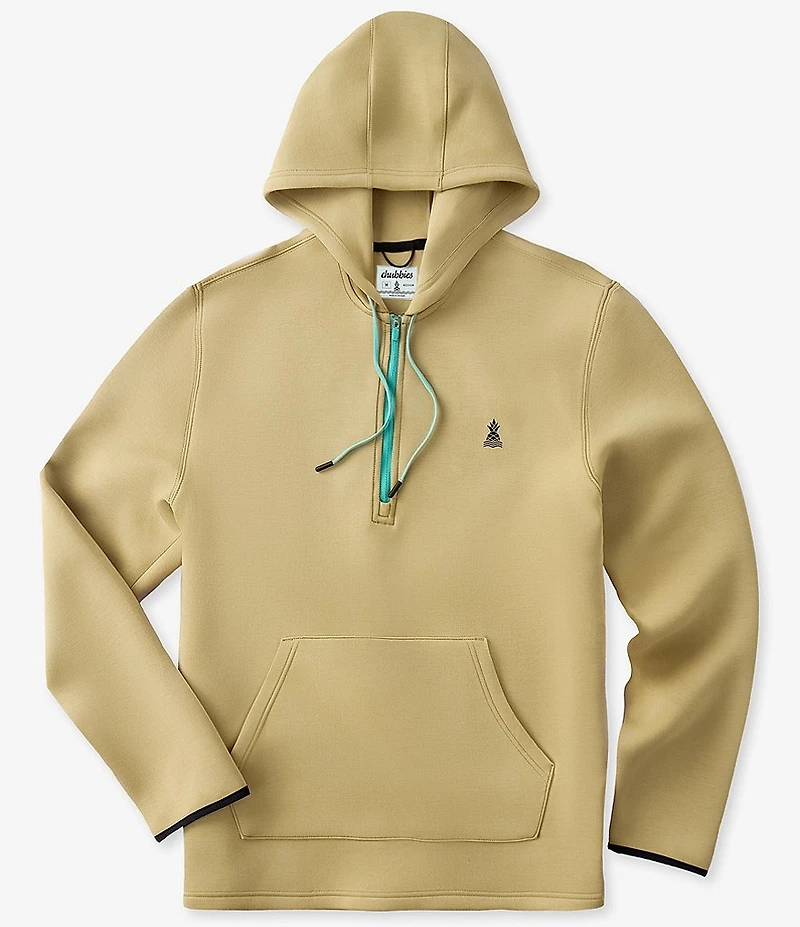 Chubbies Long Sleeve 1/4 Zip Drawstring Hoodie