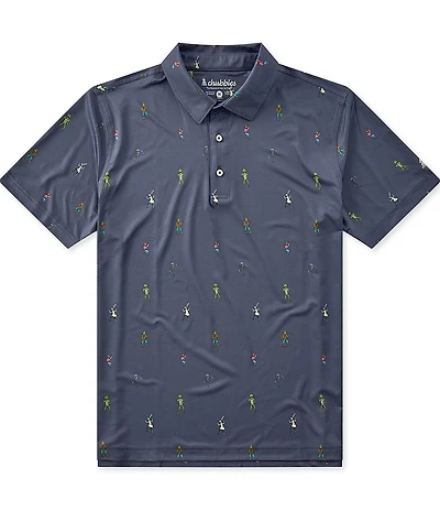 Chubbies Monsters Short Sleeve Polo Shirt