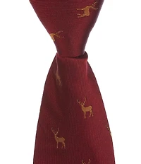 Class Club 50#double; Deer Intarsia Tie