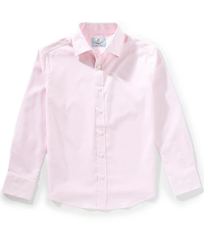 Class Club Big Boys Pink Micro Grid Shirt