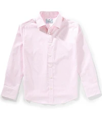 Class Club Big Boys Pink Micro Grid Shirt