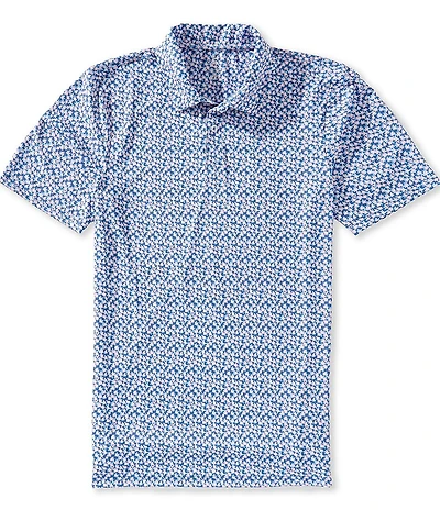 Class Club Big Boys Floral Print Polo