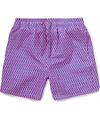 Class Club Big Boys Linear Shark Print Swim Trunks
