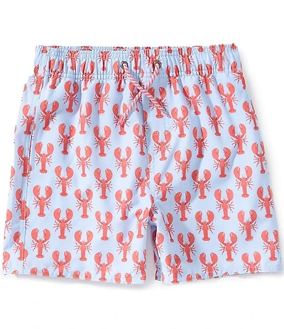 Class Club Big Boys Lobster Print Swim Trunks
