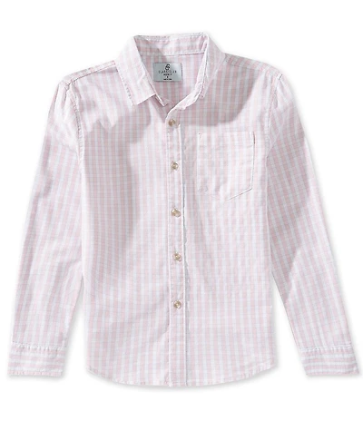 Class Club Big Boys Long Sleeve Checked Sport Shirt