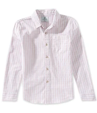 Class Club Big Boys Long Sleeve Checked Sport Shirt