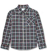 Class Club Big Boys Plaid Long-Sleeve Sportshirt