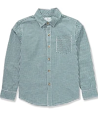 Class Club Big Boys Plaid Long-Sleeve Sportshirt