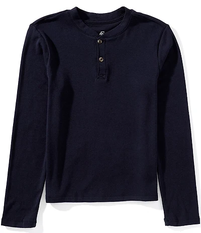 Class Club Big Boys Soft Jersey Henley Shirt