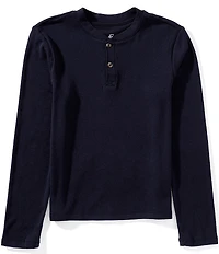 Class Club Big Boys Soft Jersey Henley Shirt