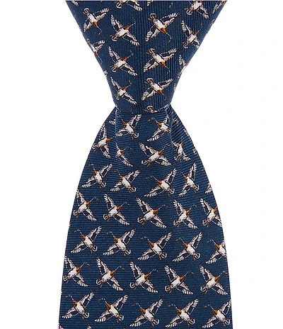 Class Club Boys 14#double; Duck Print Zipper Tie