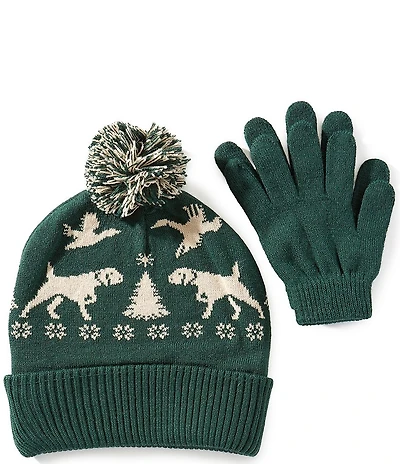 Class Club Boys Dog Duck Fair Isle Set