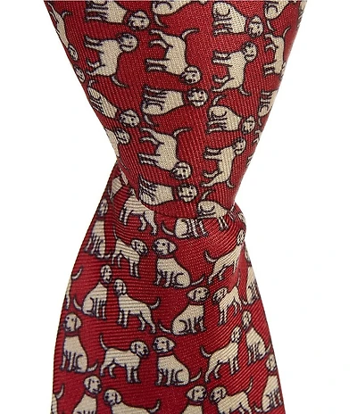 Class Club Boys Golden Retriever 14#double; Zipper Tie