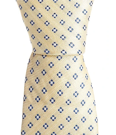 Class Club Boys Neat Print Silk 50#double; Tie