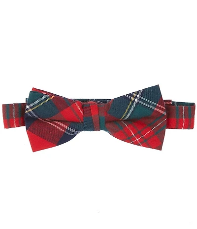 Class Club Boys Red Plaid Bow Tie