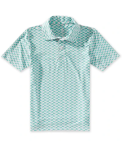 Class Club Little Boys Gator Print Polo Shirt
