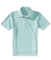 Class Club Little Boys Gator Print Polo Shirt