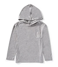 Class Club Little Boys Jersey Knit Pocketed Long Sleeve Hoodie