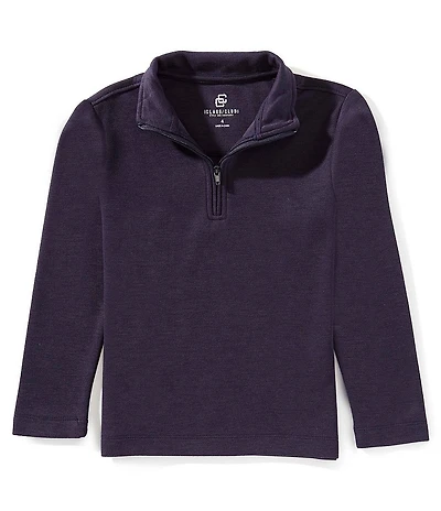 Class Club Little Boys Pique Quarter Zip