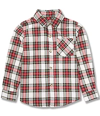 Class Club Little Boys Plaid Long-Sleeve Sportshirt