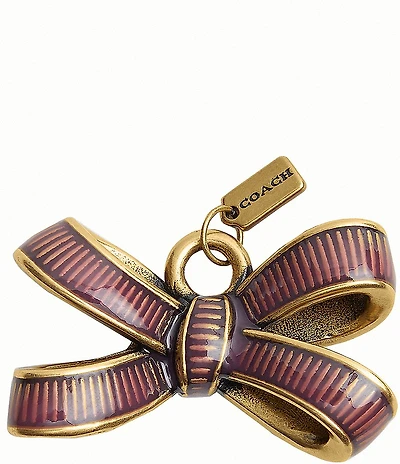 COACH Bow Shoelace Charm