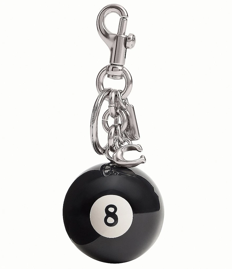 COACH Eight Ball Bag Charm