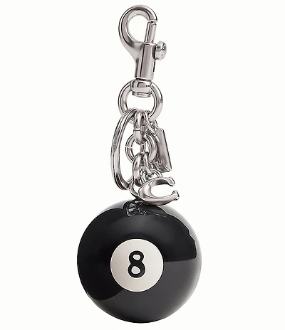 COACH Eight Ball Bag Charm