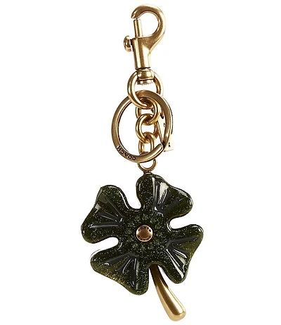 COACH Four Leaf Clover Bag Charm