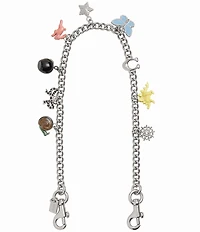 COACH Metal Chain Strap with Charms
