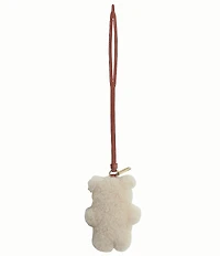 COACH Shearling Bear Puffy Bag Charm