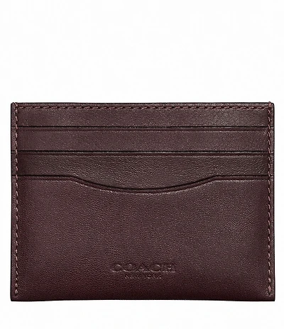 COACH Sport Flat Leather Card Case