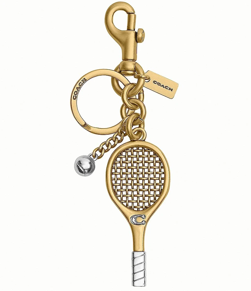COACH Tennis Racket Bag Charm