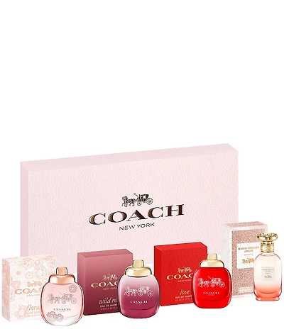 COACH Women's 4-Piece Eau de Parfum Deluxe Mini Gift Set