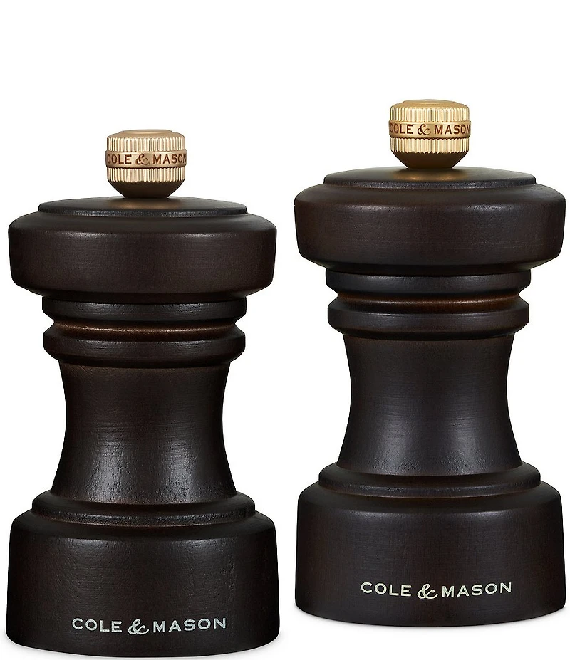 Cole & Mason Hoxton Salt and Pepper Mill Gift Set, 4#double;