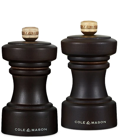 Cole & Mason Hoxton Salt and Pepper Mill Gift Set, 4#double;