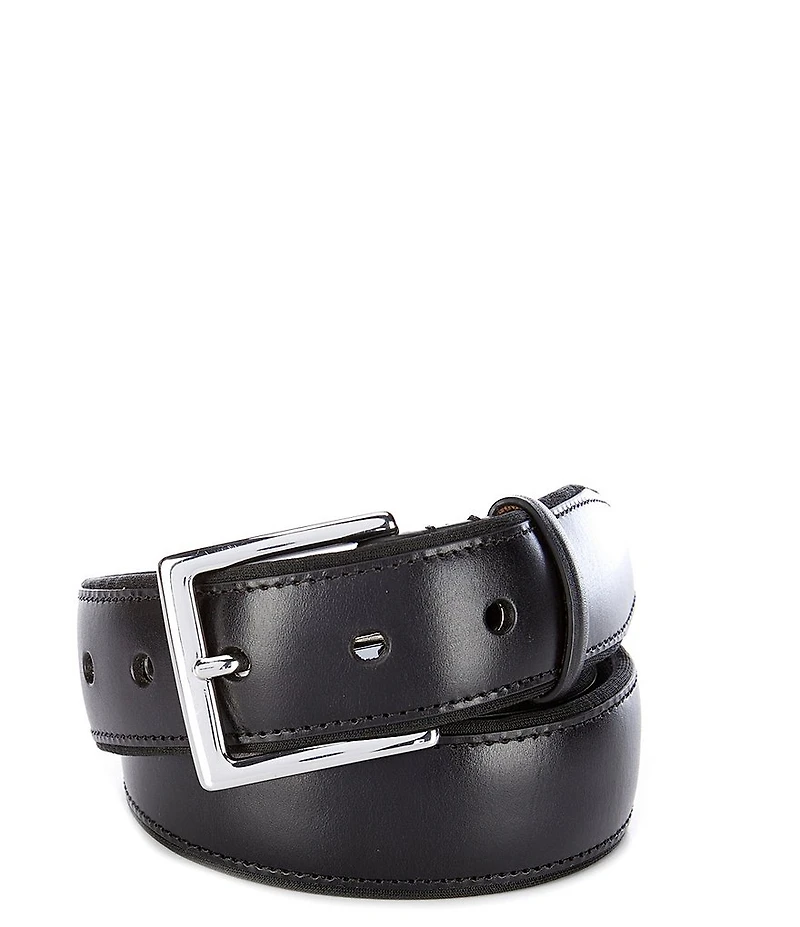 Cole Haan Grand Burnished Edge Leather Belt
