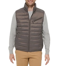 Cole Haan Quilted Zip Front Vest