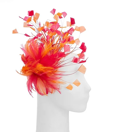 Collection 18 Multi Feather Derby Fascinator