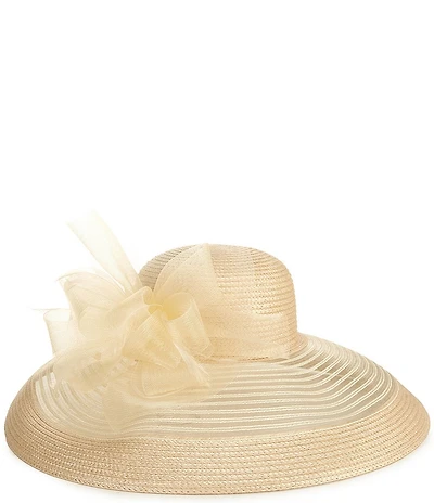 Collection 18 Sheer Brim Dressy Derby Hat