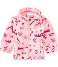 Columbia Baby Girls Benton Springs II Checkered Peaks Printed Fleece Jacket