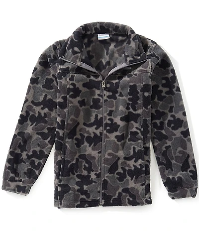 Columbia Big Boys Long Sleeve Zing III Fleece Camo Jacket